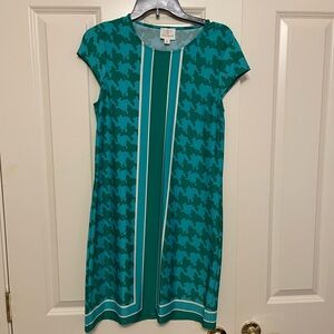 Teal Patterned Dress